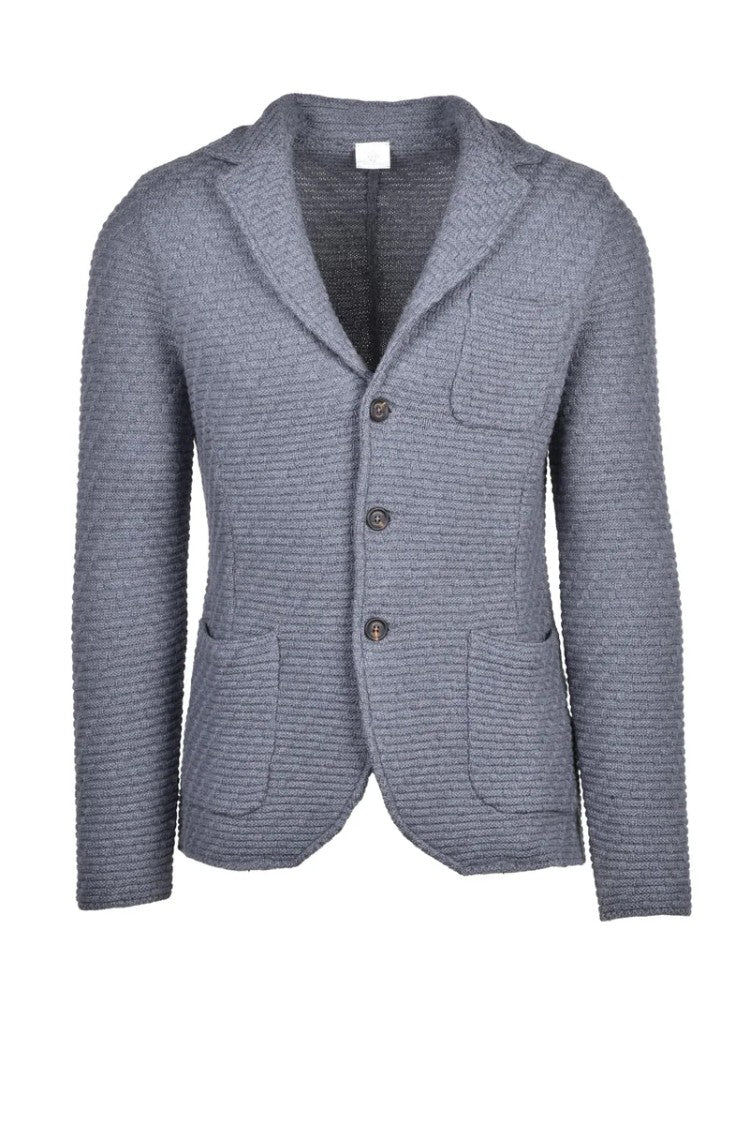 Eleventy Knit Jacket - Grey