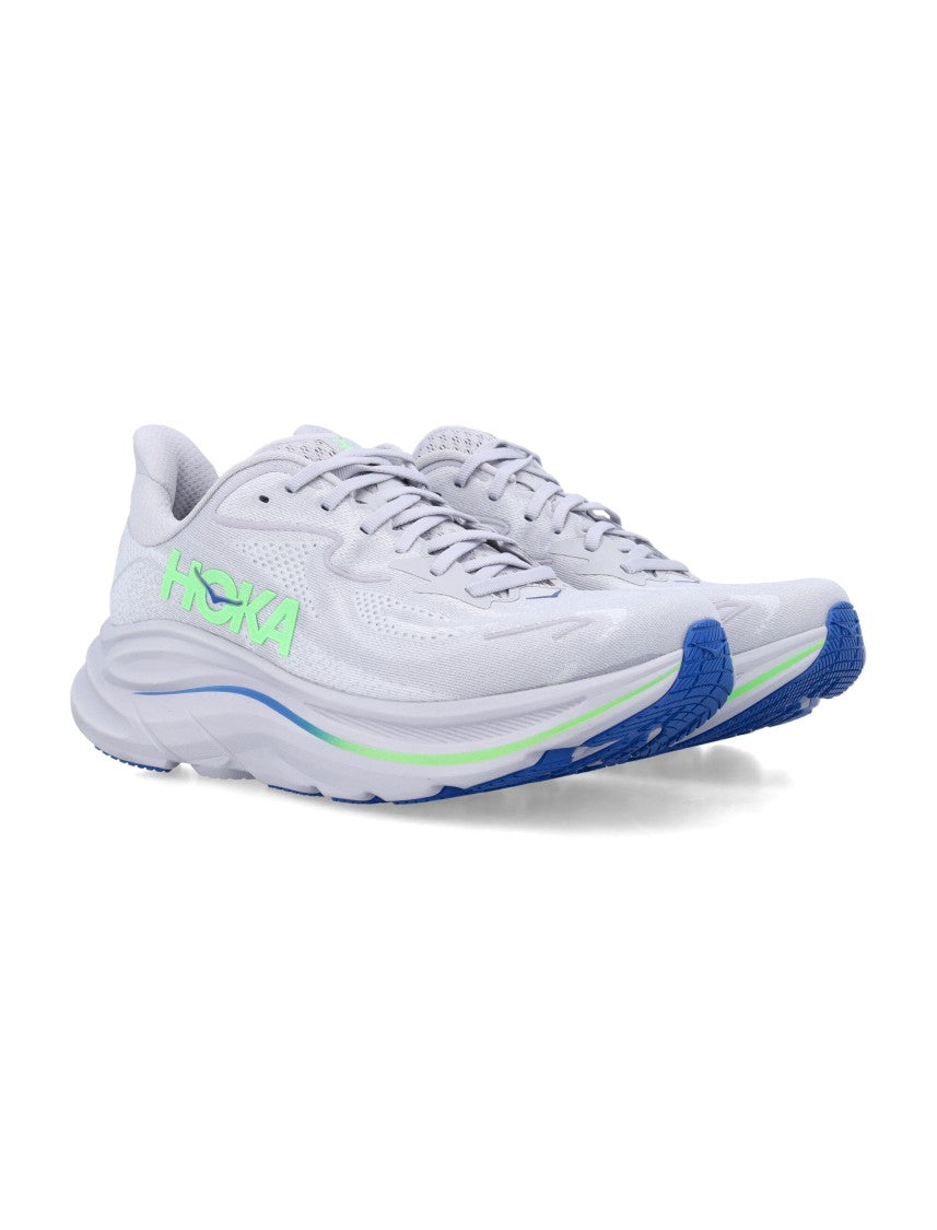 Hoka Lightweight Jacquard Running Sneakers With Reflective Accents