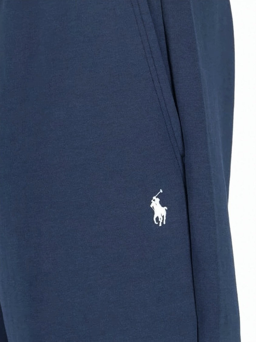 Polo Ralph Lauren Blue Drawstring Shorts With Embroidered Logo