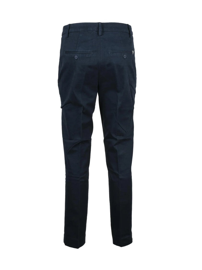 Dondup Blue Carmen Slim-Fit Stretch Cotton Trousers