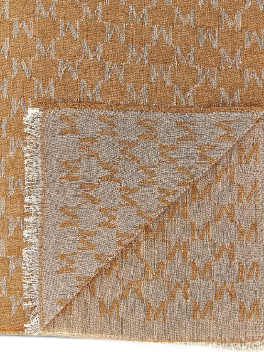 Max Mara Reversible Rectangular Scarf With Fringed Edges