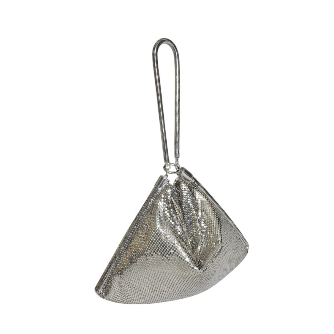 Rabanne Handheld Pouch With Adjustable Snake Chain