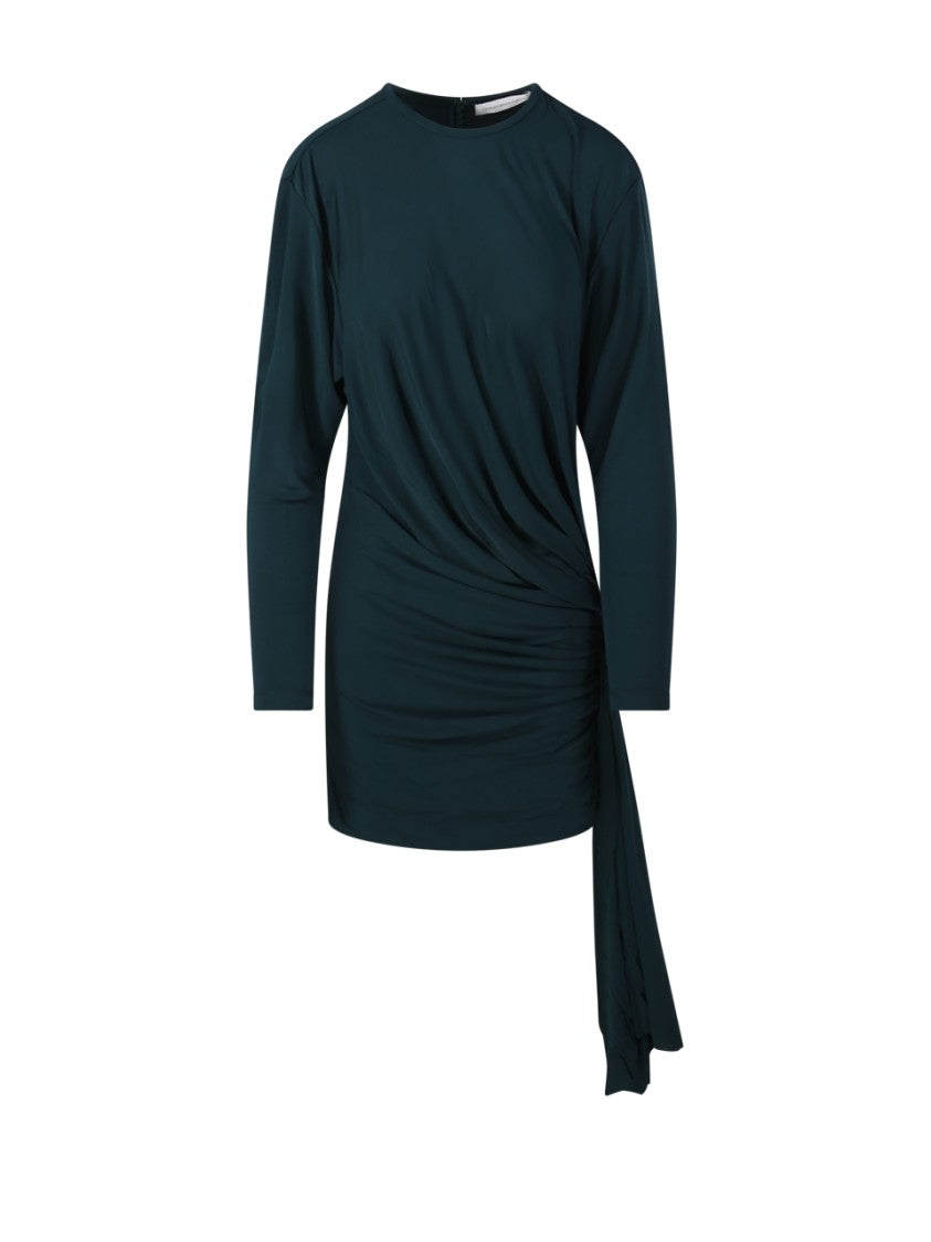 Christopher Esber Side Cowl Drape Extension Dress
