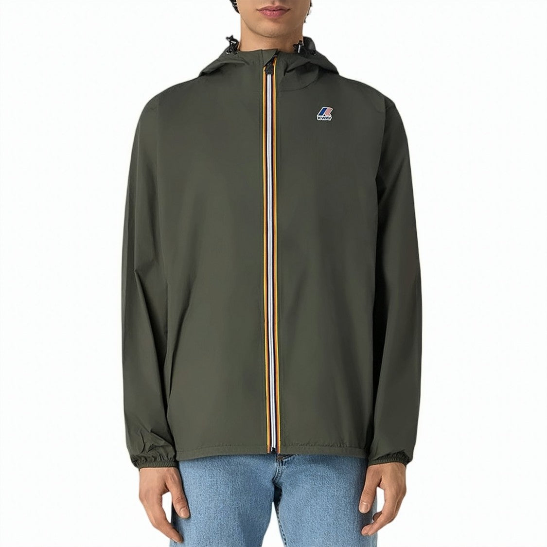 K-Way Le Vrai Ripstop Waterproof Hooded Jacket