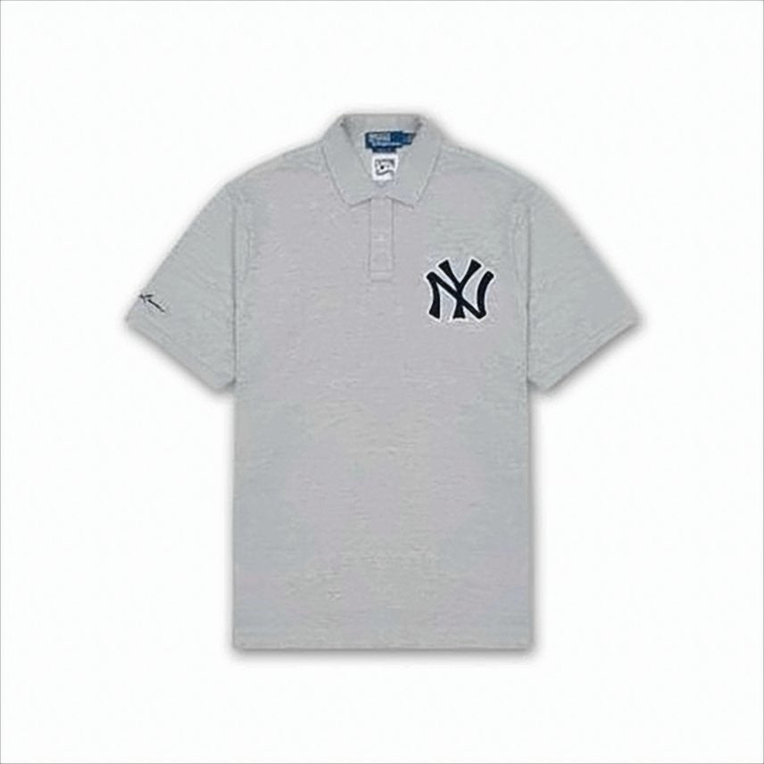 Polo Ralph Lauren Heathered Grey Polo Shirt With Iconic Logo