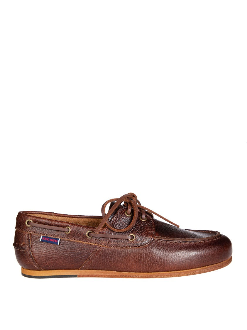 Sebago Rich Brown Owen Tumbled Leather Loafers