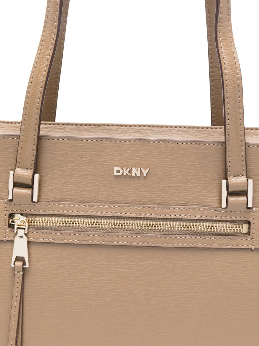 Dkny Logo-Lettering Tote Bag