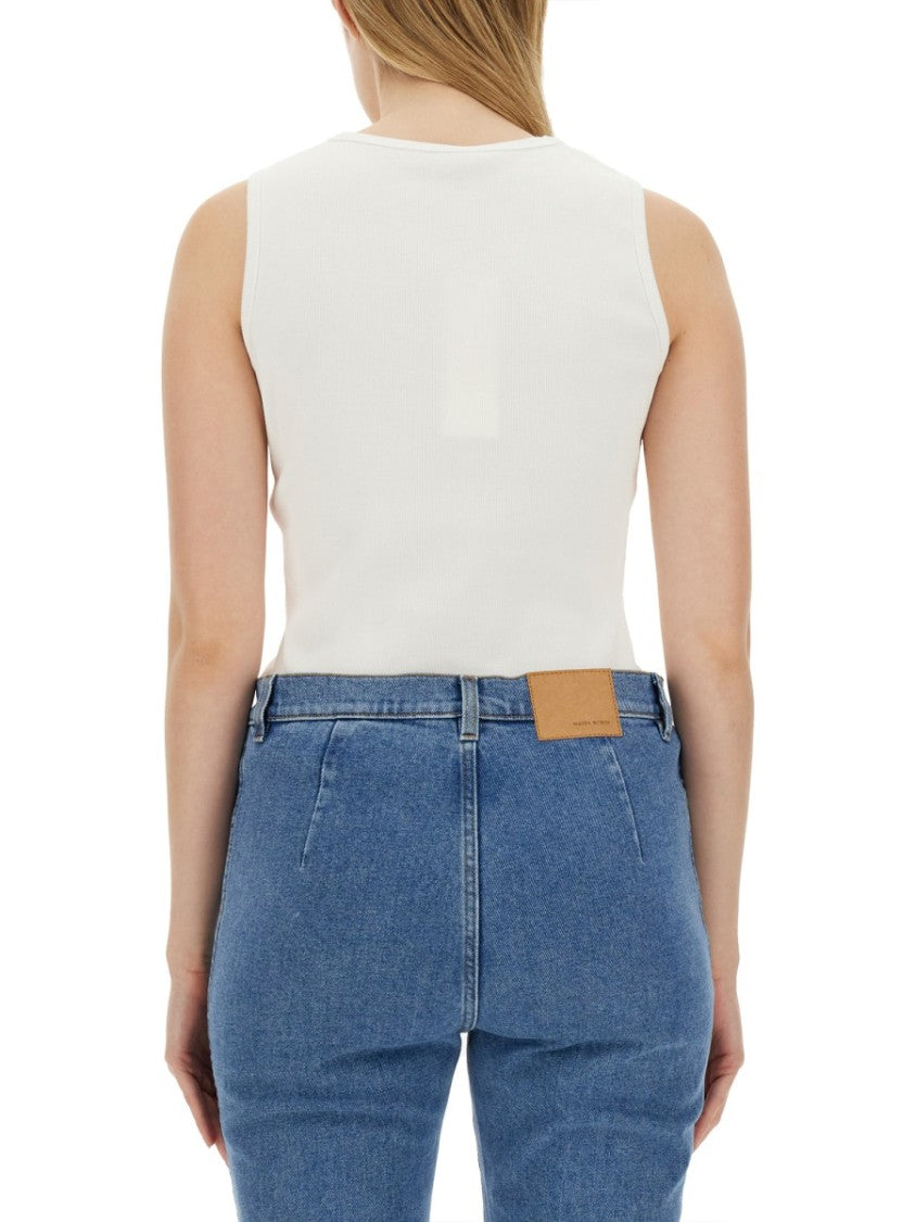 Magda Butrym T-Shirt Crochet Bra