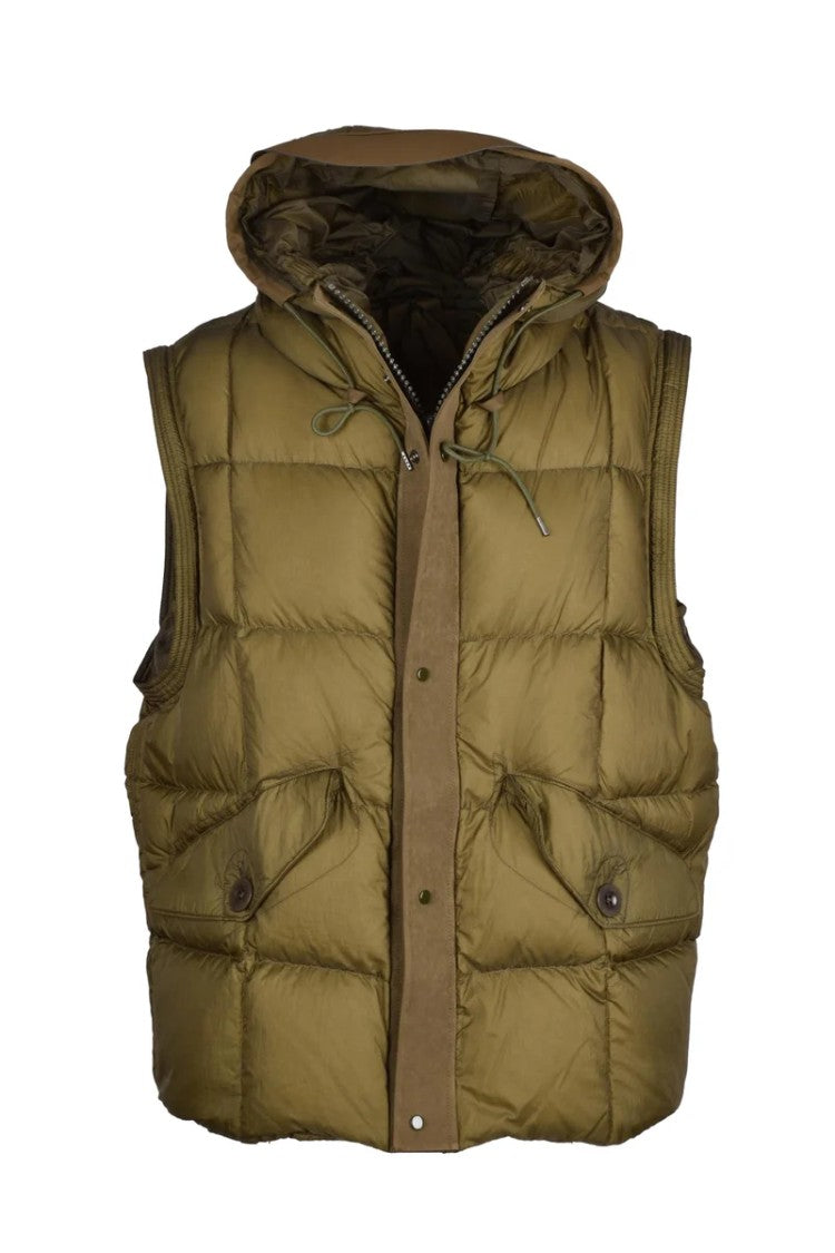 Ten C Hurricane Combo Down Jacket - Military Green