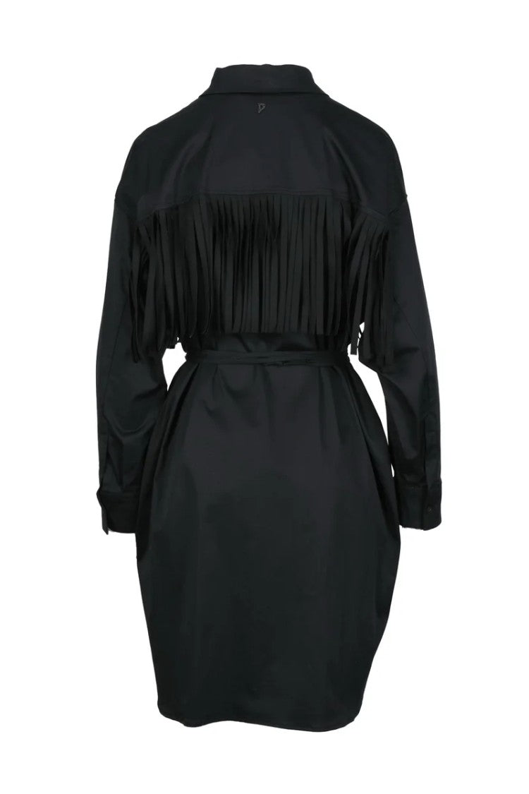 Dondup Oversize Shirt Dress Black