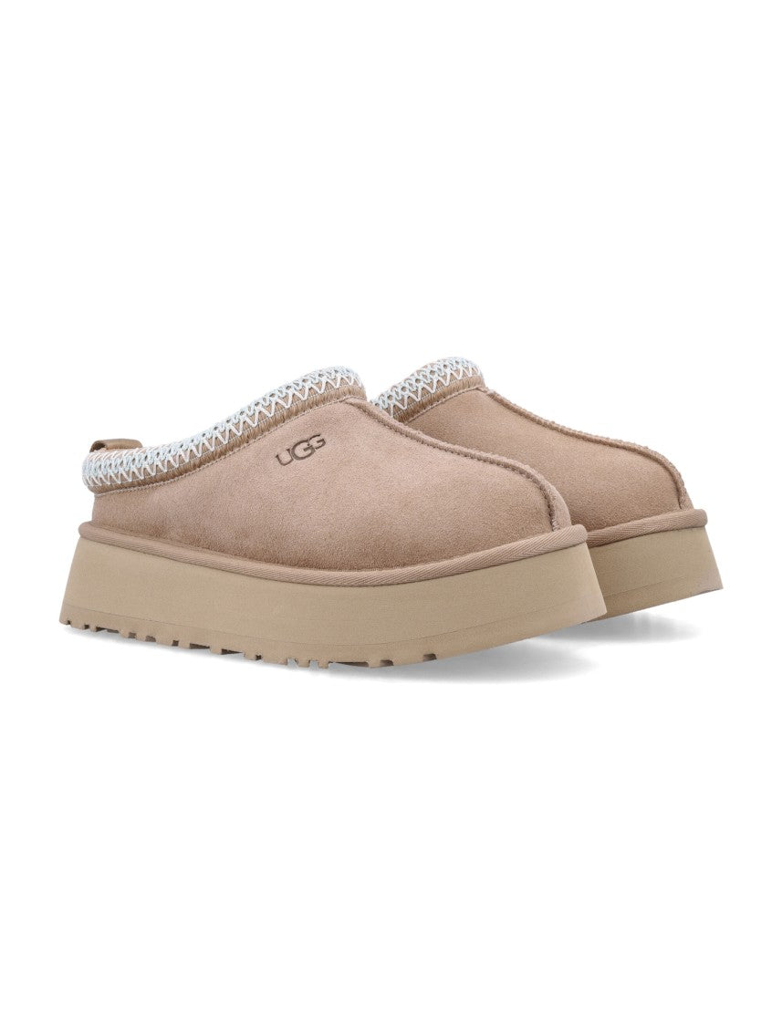 Ugg Tazz Platform Suede Uggbraid Mules