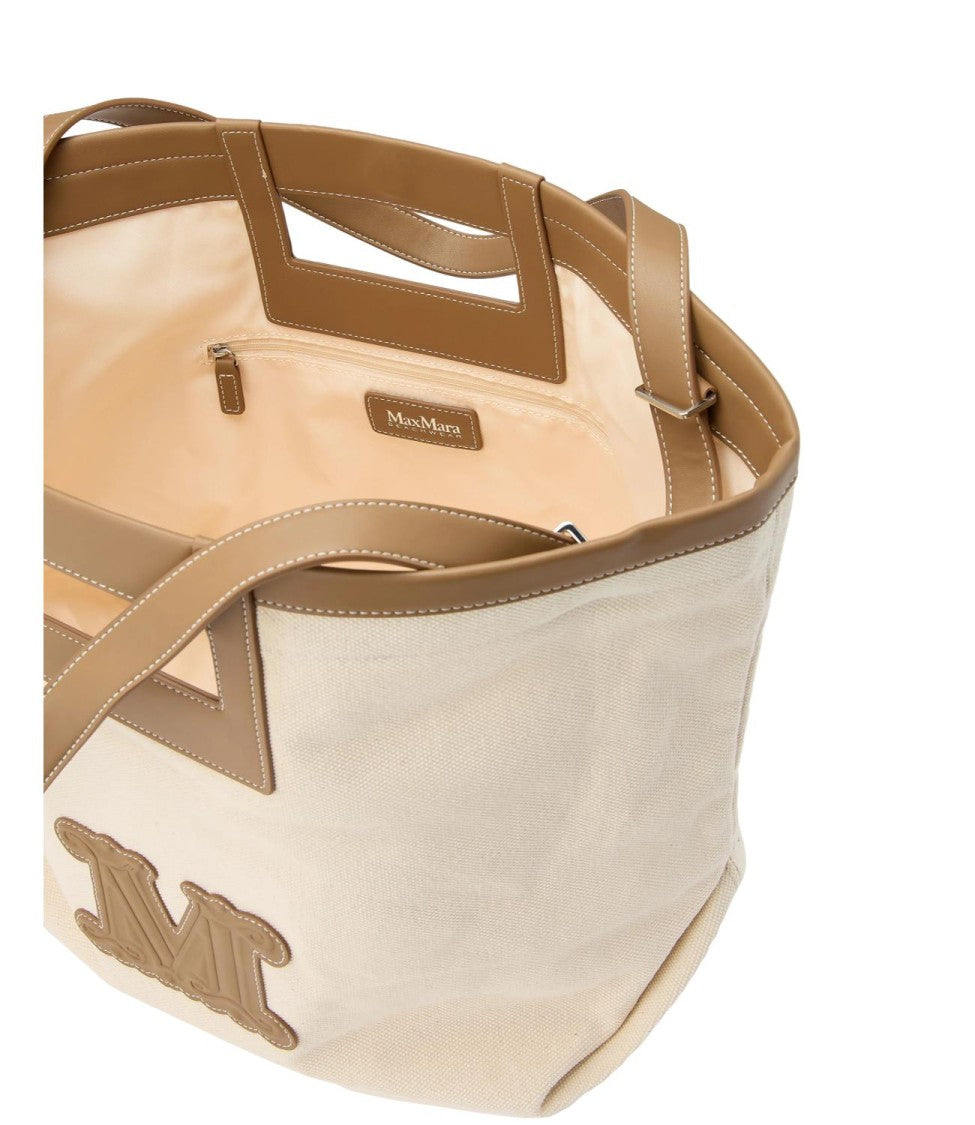 Max Mara Brown Smooth Leather Handbag