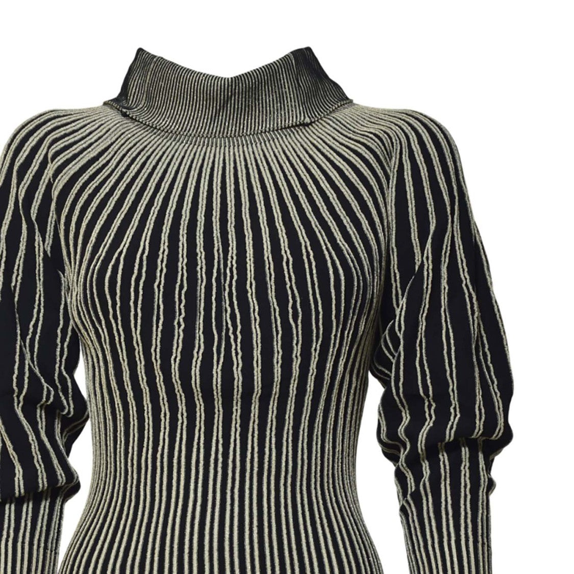 Mirco Giovannini Classic Black Sweater With Round Neckline And Long Sleeves