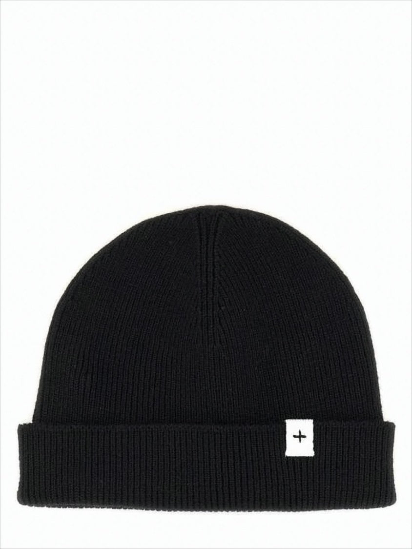 Jil Sander Refined Black Virgin Wool Beanie Hat