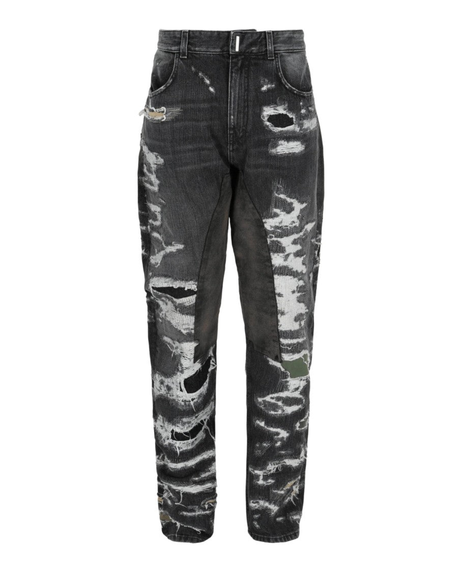 Givenchy Straight-Fit Distressed Jeans