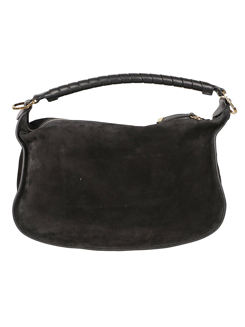 Chloé Rectangular Handbag In Soft Calf Leather With Suede Finish