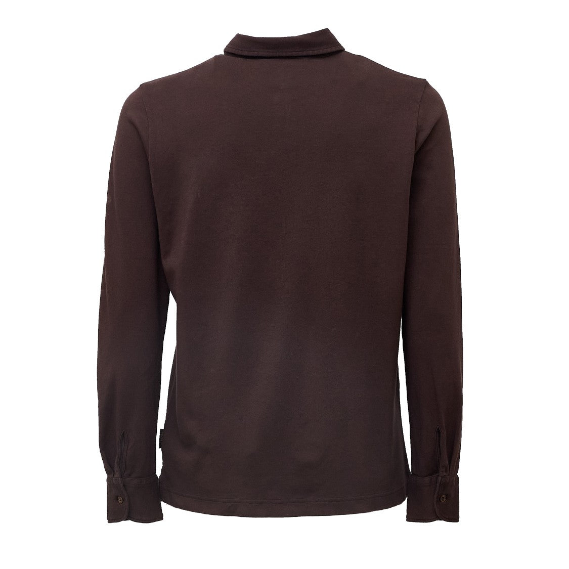 Zanone Slim Fit Long Sleeve Polo Shirt