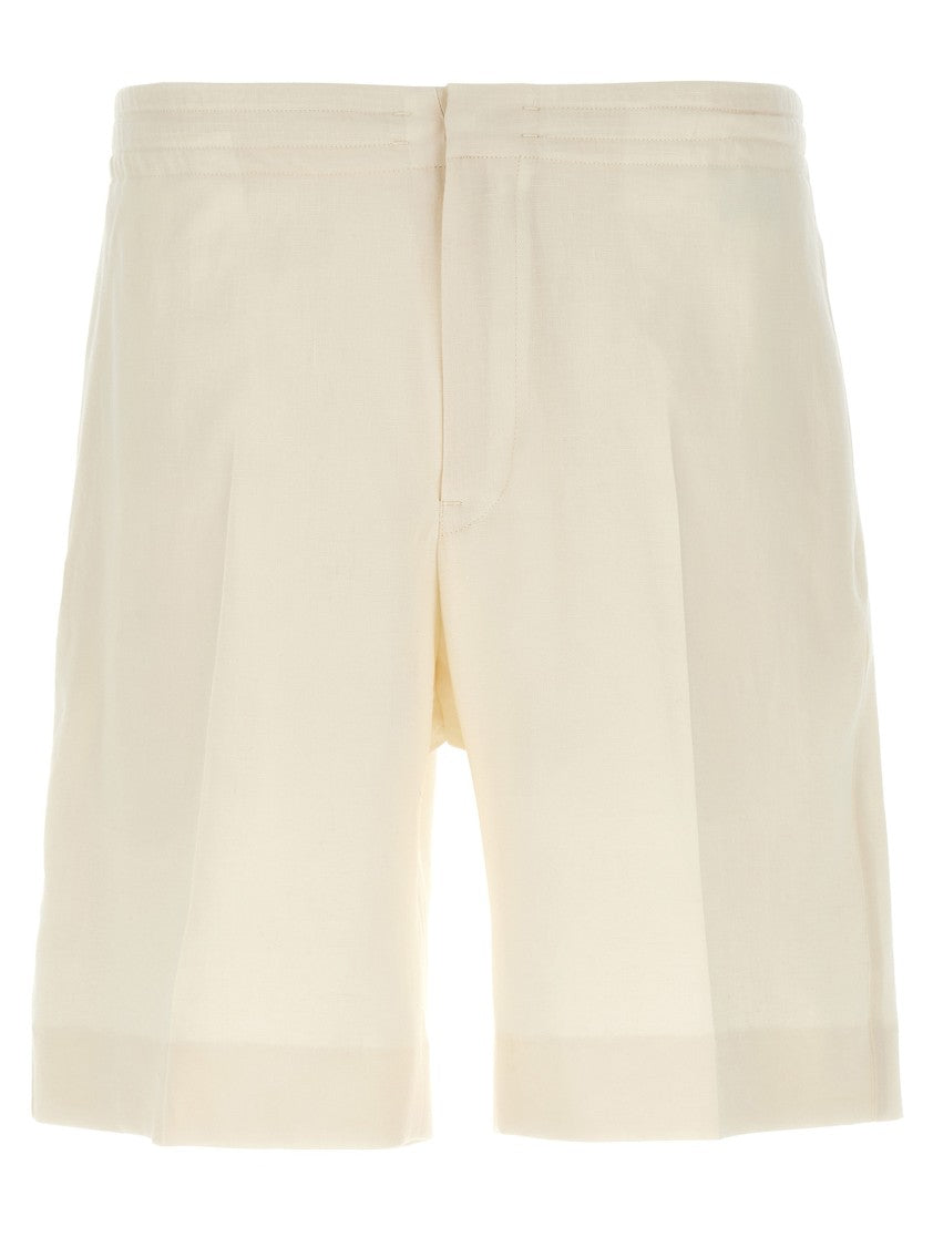 Zegna Linen Oasis Bermuda Shorts