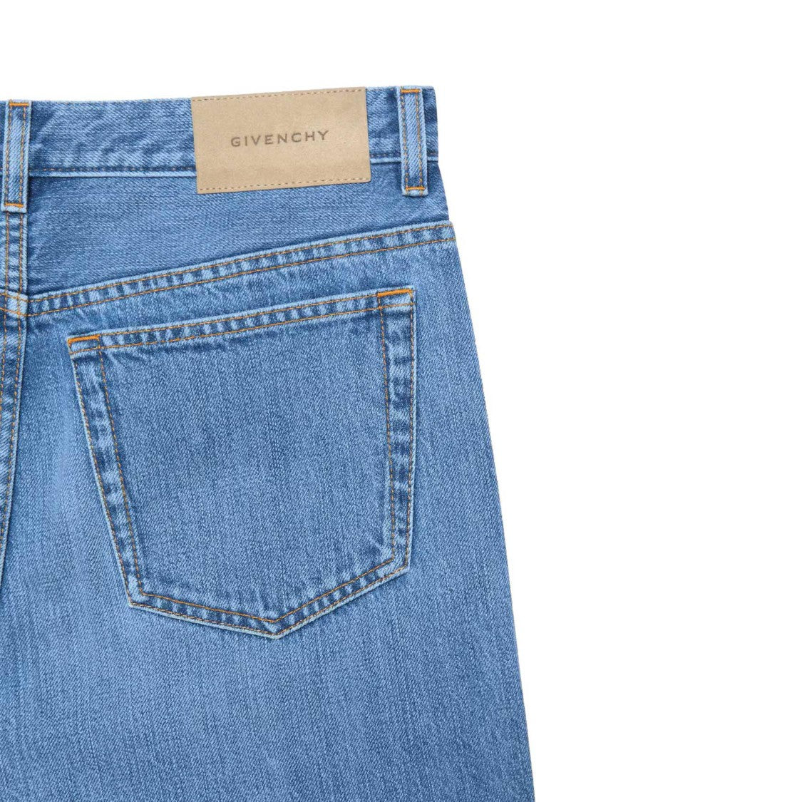 Givenchy Light Blue Straight-Leg Trousers