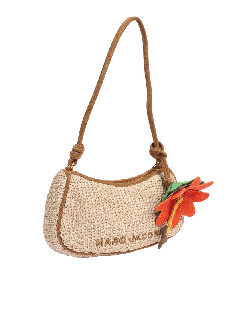 Marc Jacobs Woven Flower Charm Shoulder Bag