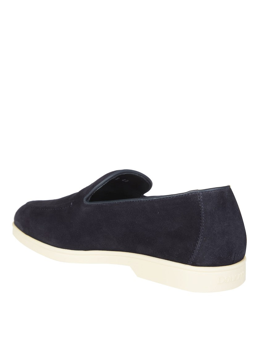 Doucal's Doucal's Streamlined Suede Moccasin Loafers