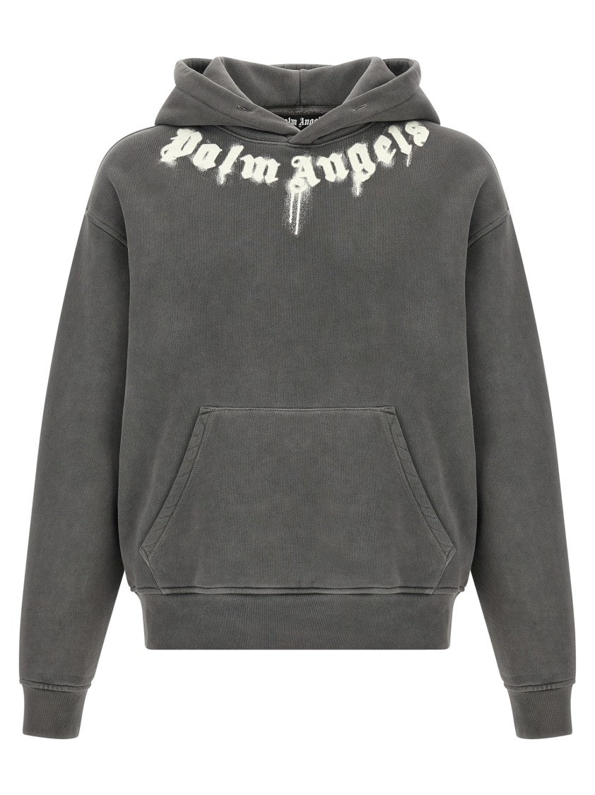 Palm Angels Logo Print Hoodie