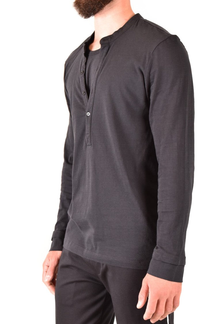 Neil Barrett Long-Sleeve Black Cotton Shirt