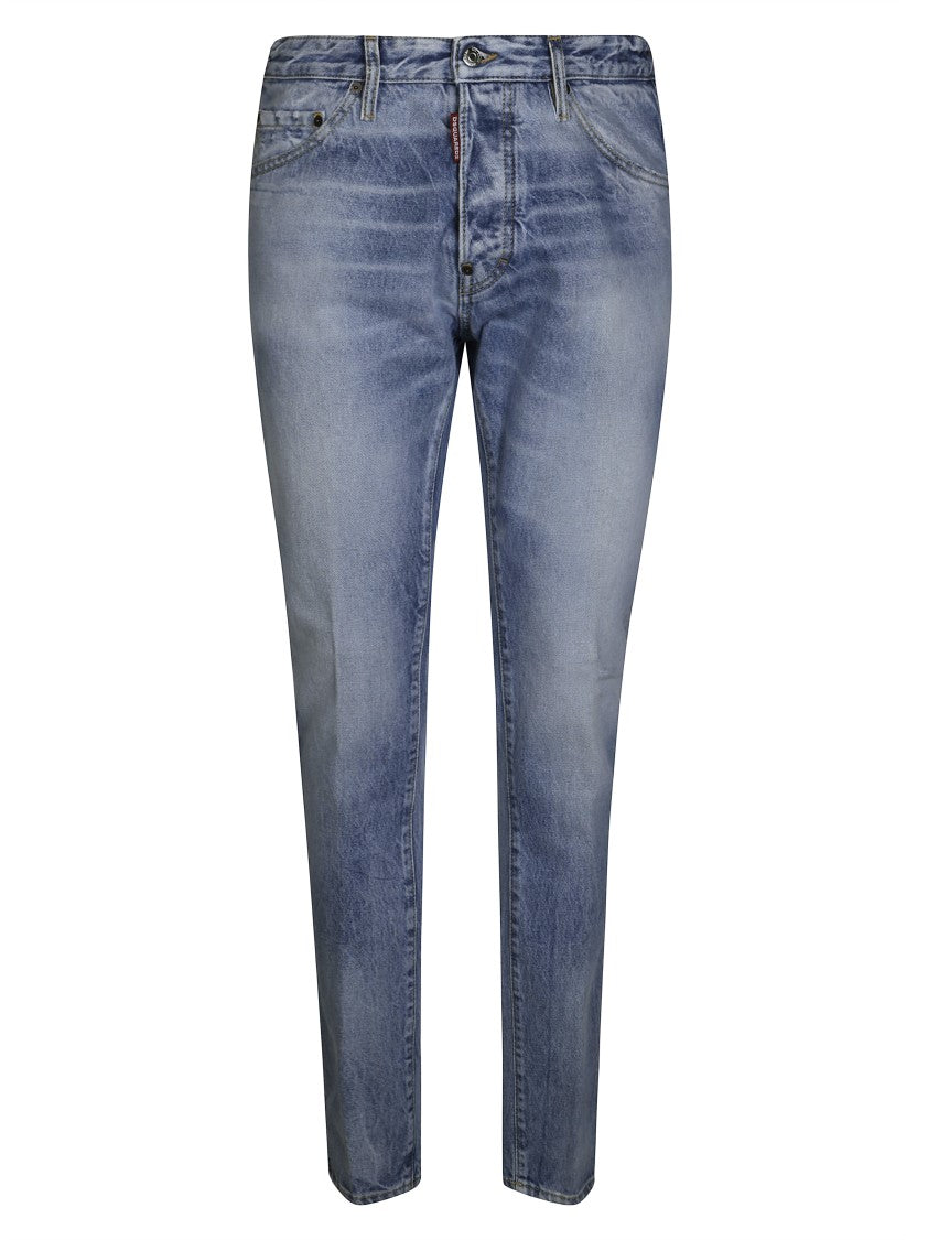 Dsquared2 Slim Fit Blue Denim Jeans