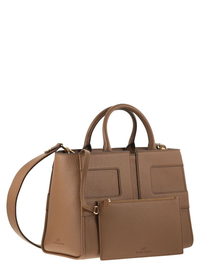 Elisabetta Franchi Large Tote Bag With Logo