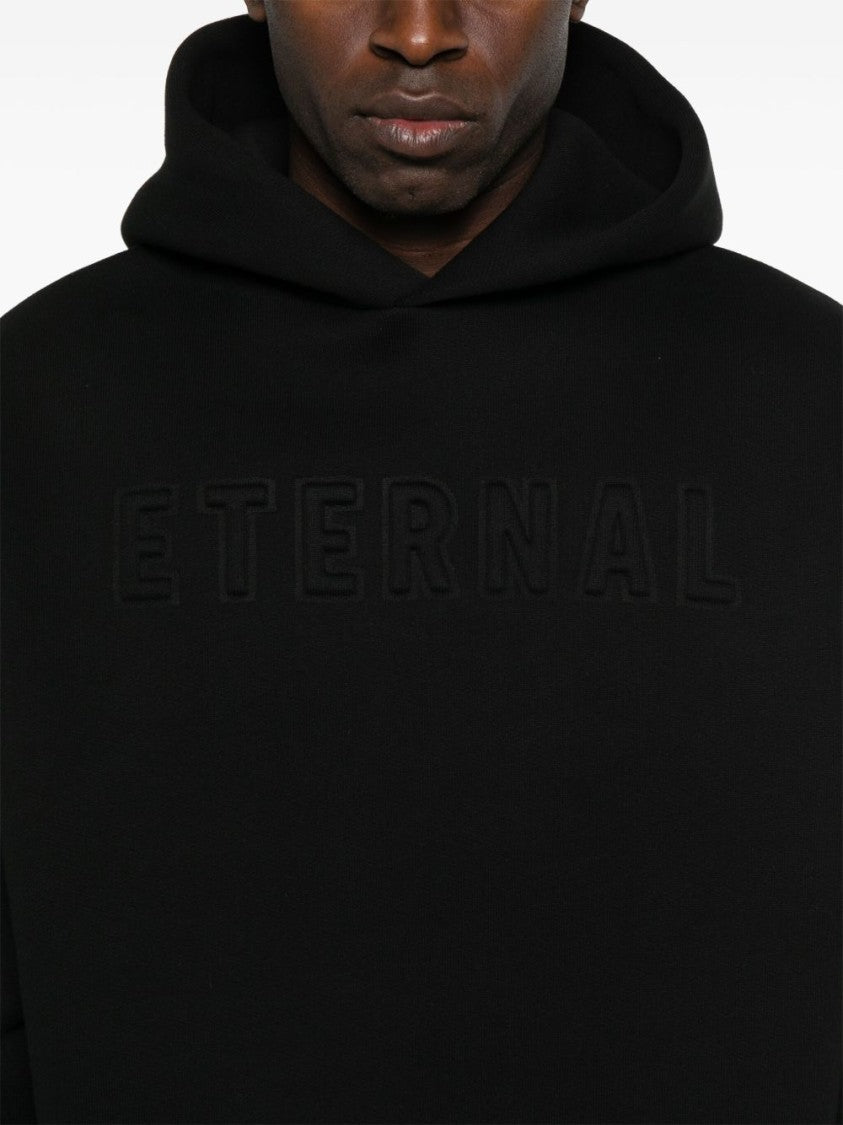 Fear Of God Relaxed Fit Black Cotton Eternal Sweatshirt