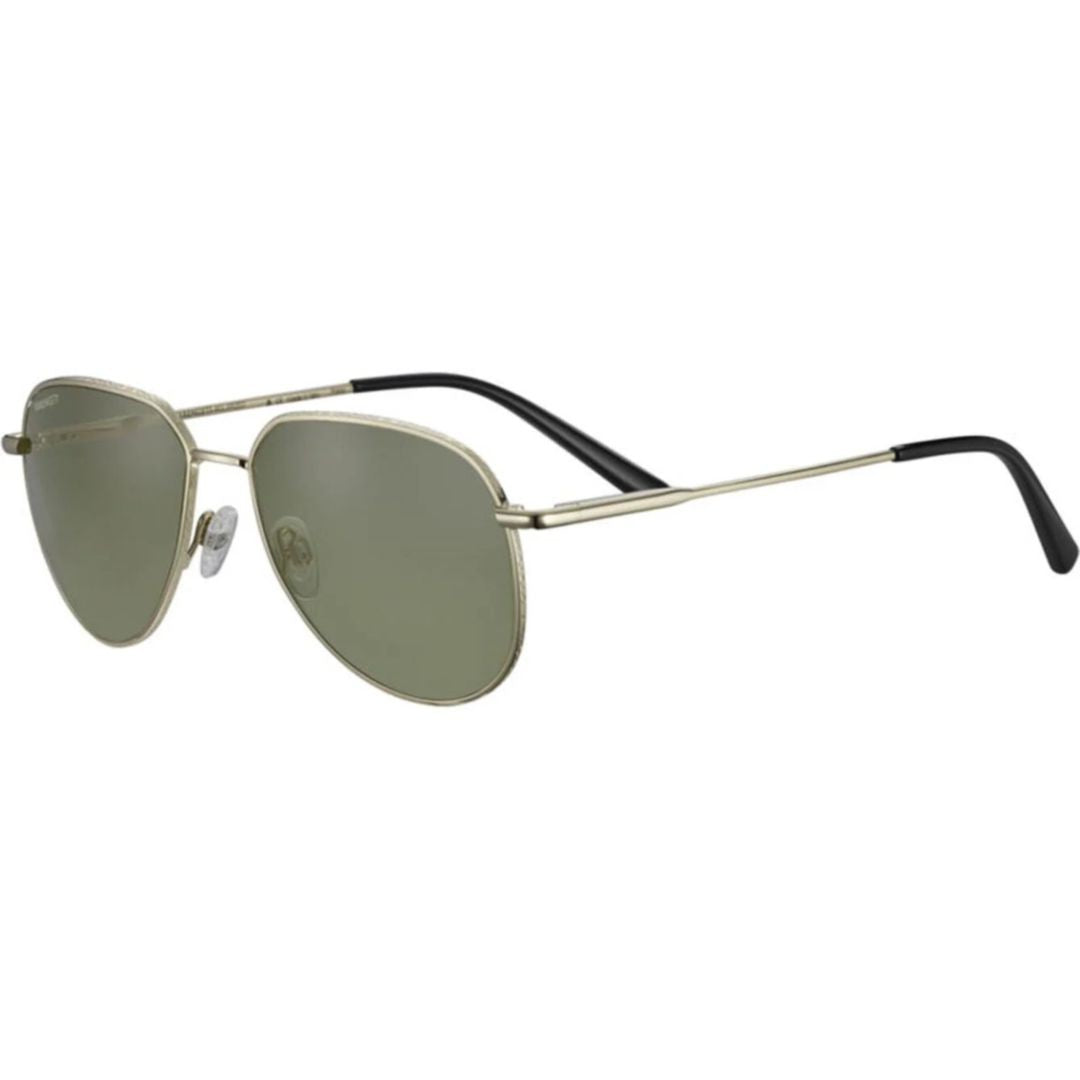 Serengeti Haywood Thin Metal Frame Sunglasses With Gold Finish