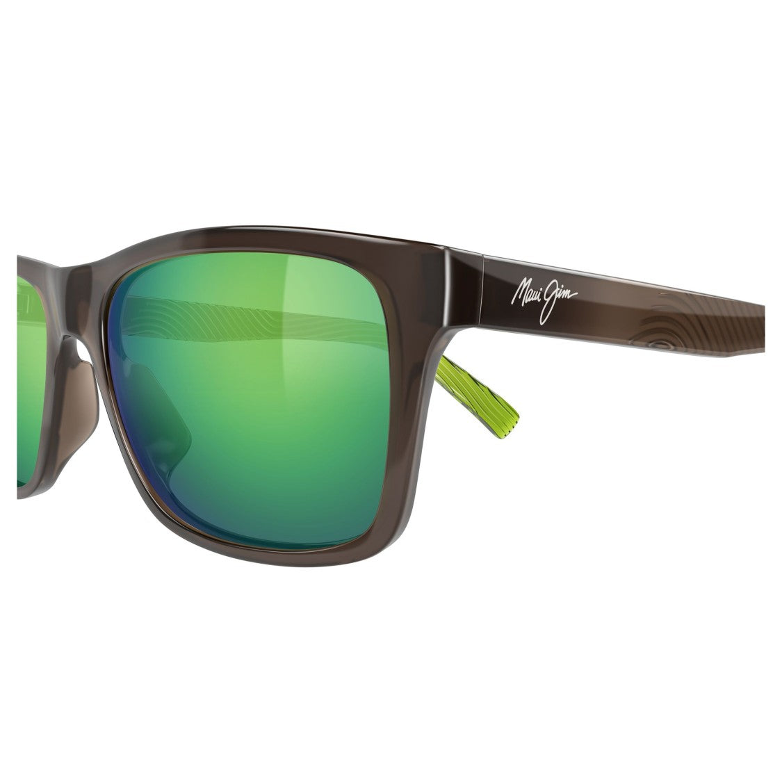 Maui Jim Kowelo Translucent Dark Brown Sunglasses With Gradient Lenses