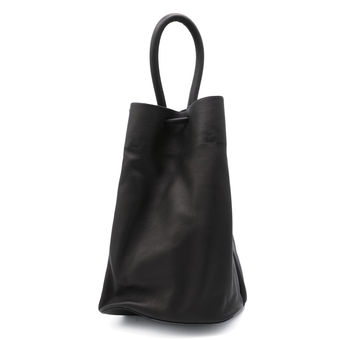 Uma Wang Minimalist Slouchy Drawstring Shoulder Bag