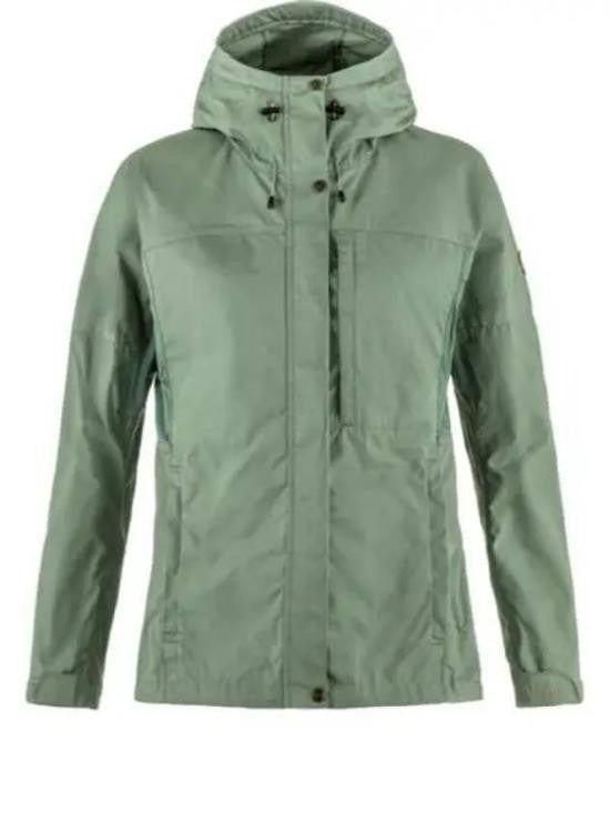 Fjallraven Kanken Lightweight Green Outdoor Jacket With Adjustable Hood