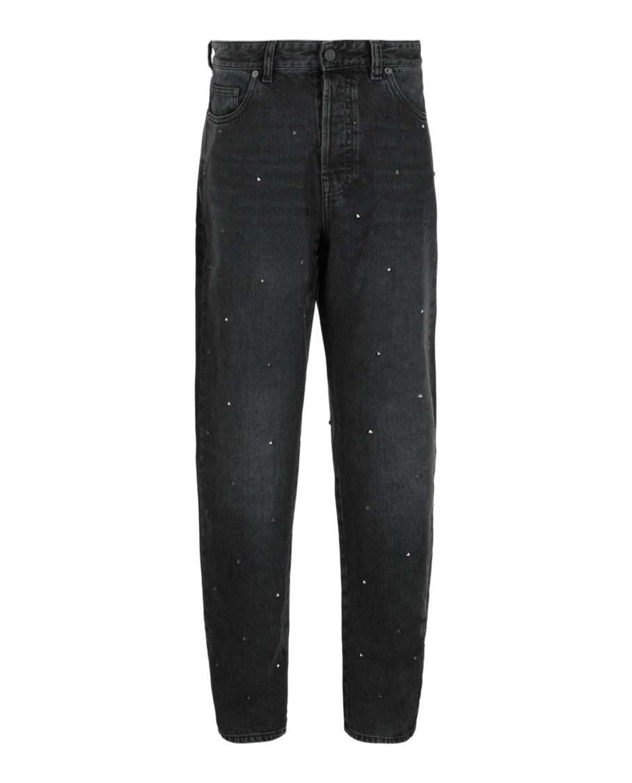 Valentino Rockstud Spike Denim Trousers
