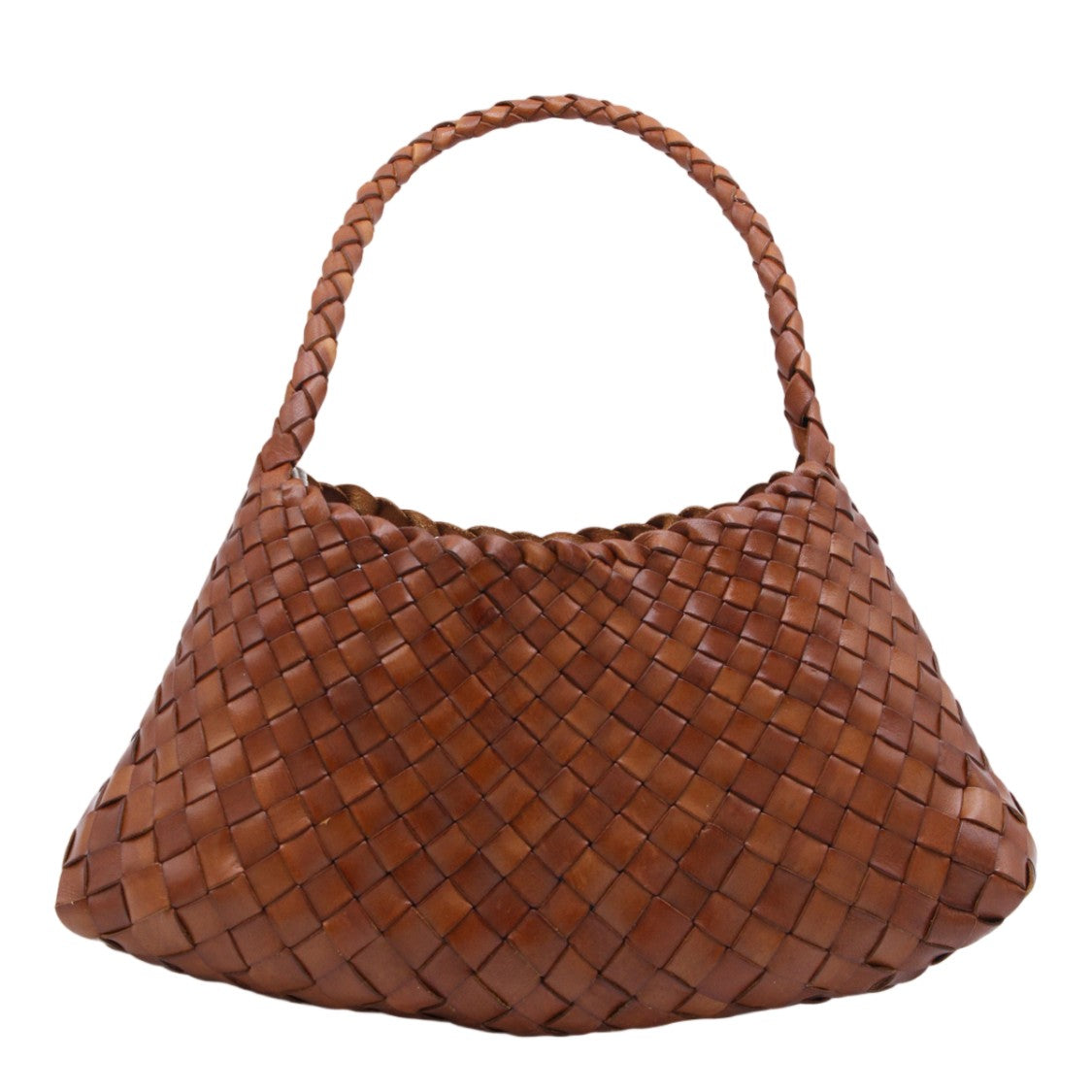 Dragon Diffusion Medium Woven Braided Handle Handbag