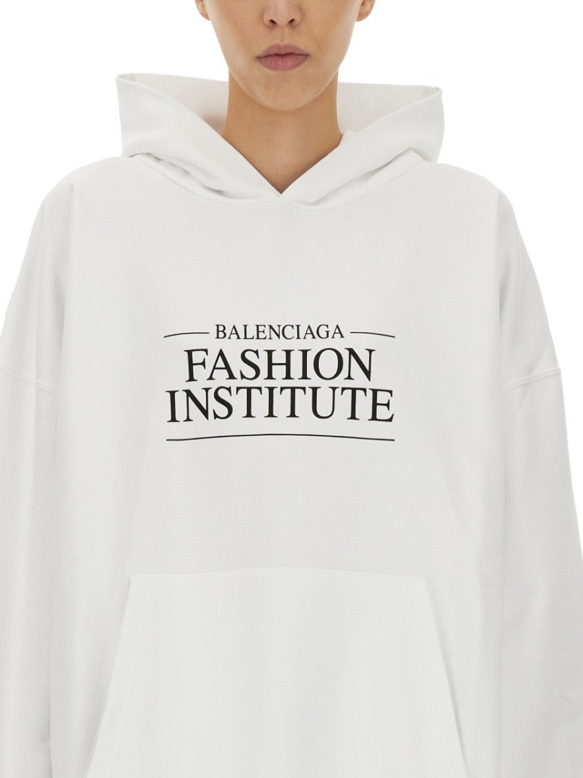 Balenciaga Large Fit Sweatshirt In Medium-Thickness Cotton