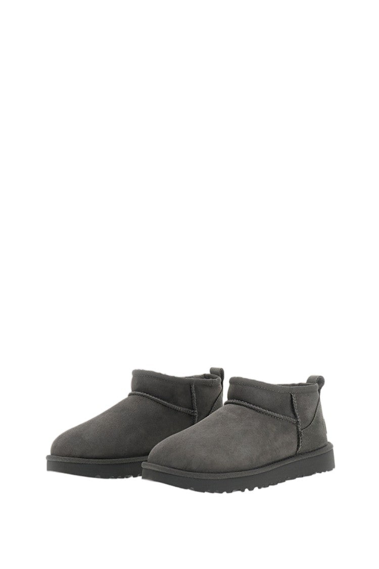 Ugg Grey Classic Ultra Mini Sheepskin Boots