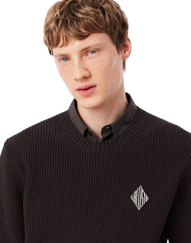 Lacoste Retro Crest Knit Sweater