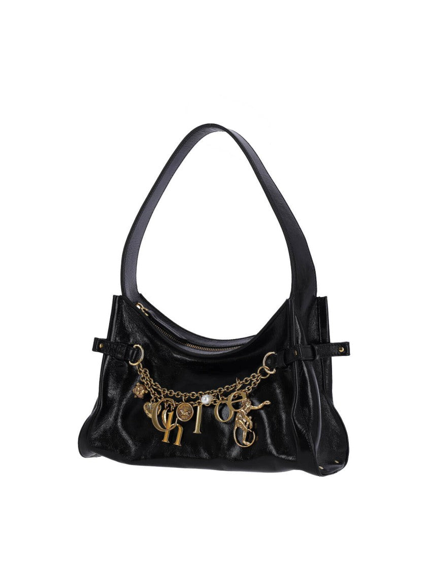 Chloé Charm-Embellished Hobo Bag With Adjustable Straps