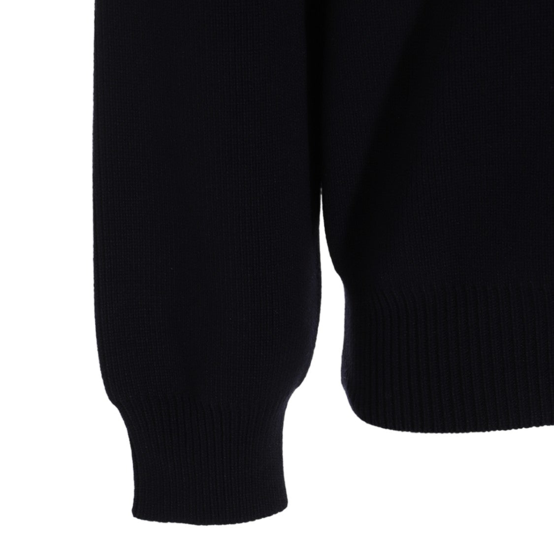 Golden Goose Crew Neck Knit Sweater With Contrasting Back Lettering