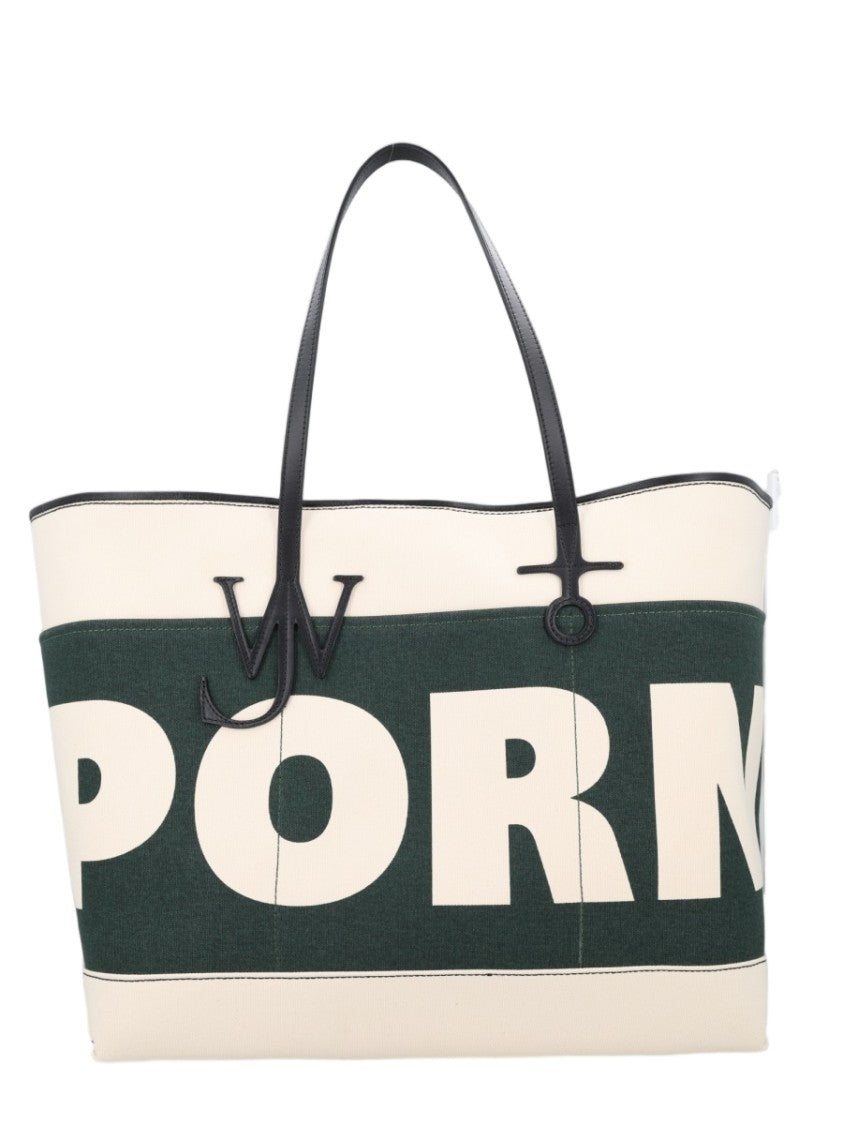 J. W. Anderson Rectangular Cotton Tote Bag With Oversized Lettering