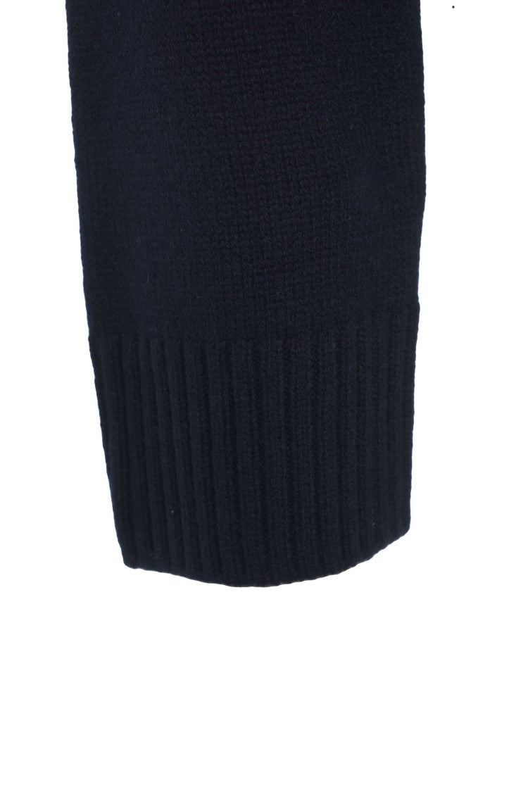 Kaos Relaxed Oversized V-Neck Wool Sweater