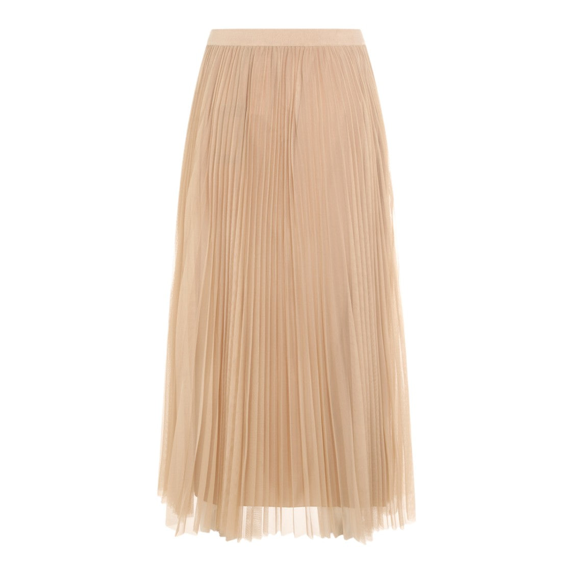 Fabiana Filippi Pleated Midi Skirt With High Waistband