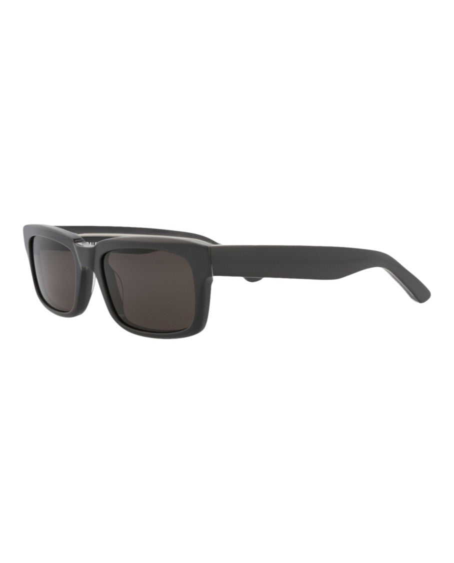 Balenciaga Square-Frame Recycled Acetate Sunglasses With Saddle Nose Bridge