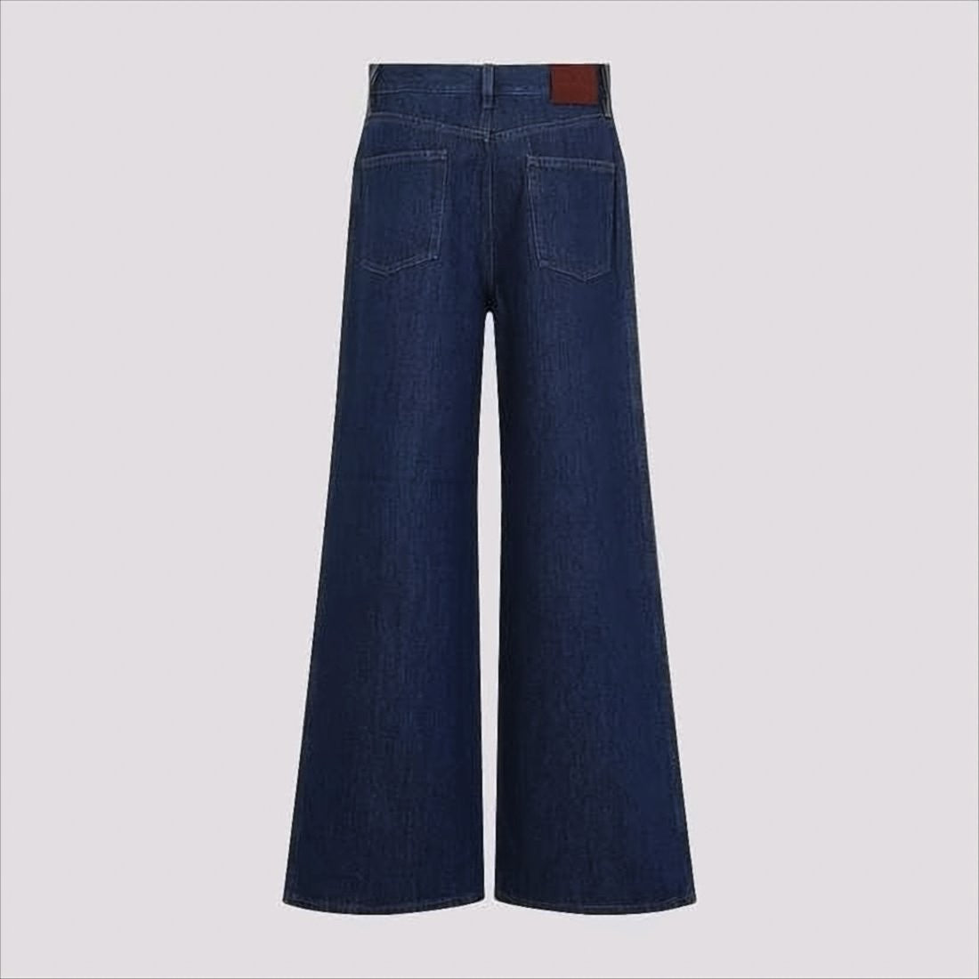 Gucci Wide-Leg Denim Trousers With High Waist