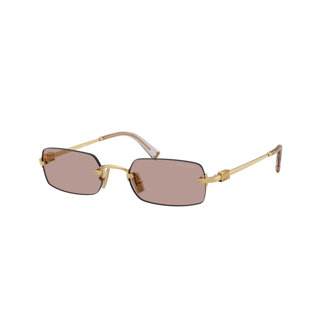 Miu Miu 0Mu B50s Rimless Rectangular Sunglasses