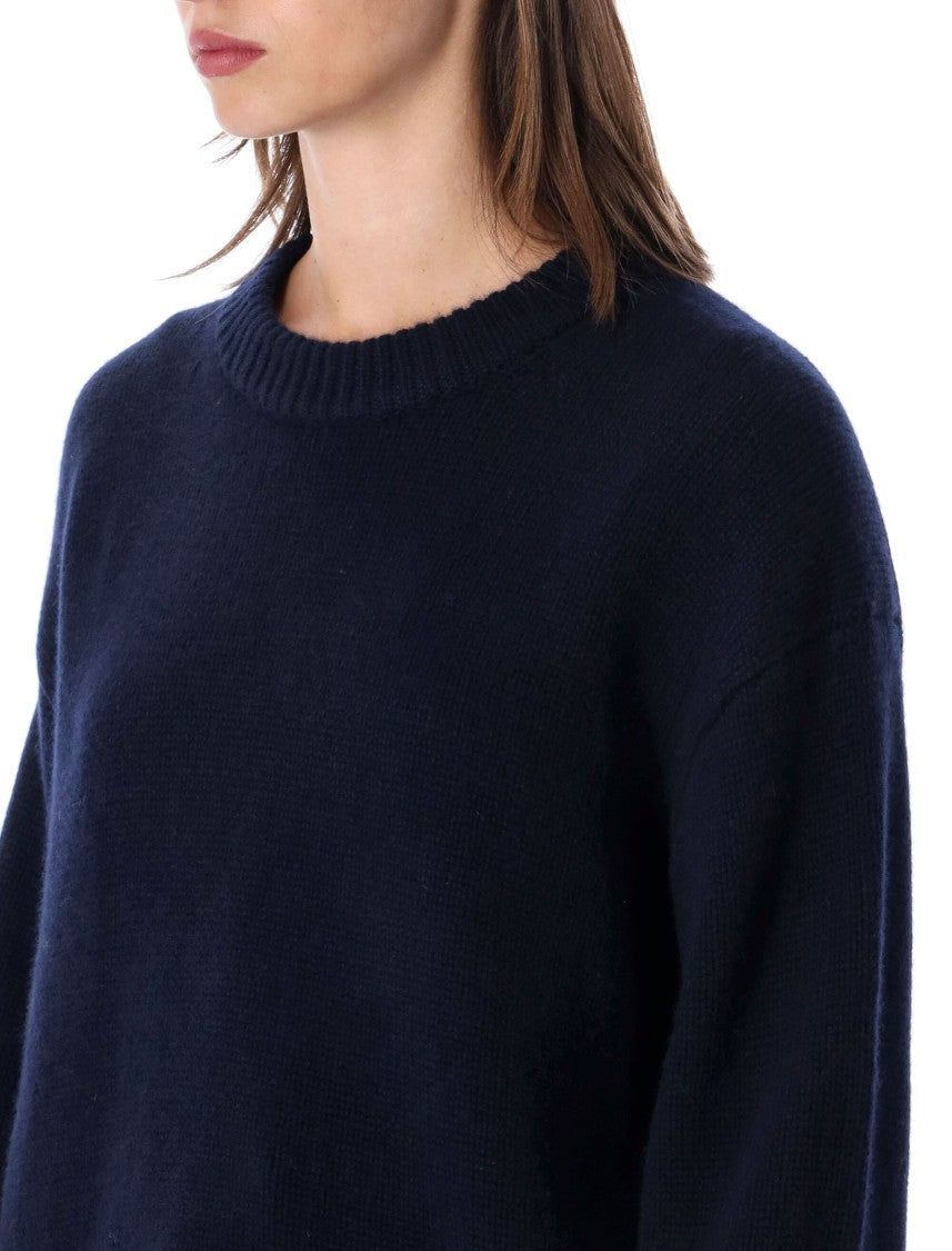 Lisa Yang Noor Relaxed-Fit Ribbed Crewneck Sweater
