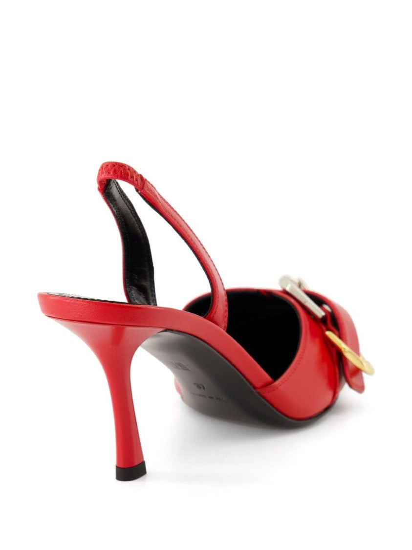 Givenchy Mid Heel Red Slingback Pumps