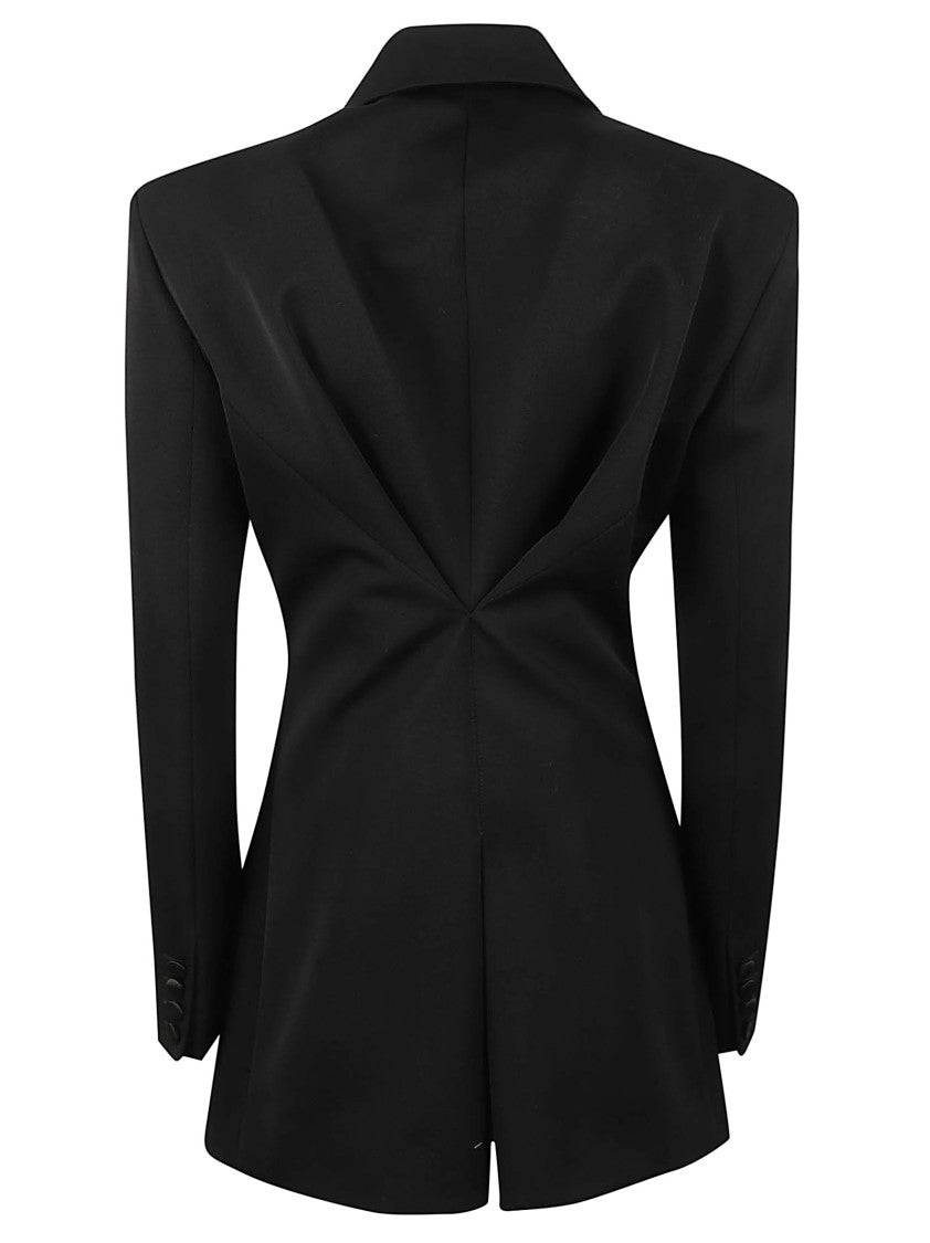 Givenchy Double-Breasted Black Wool Jacket